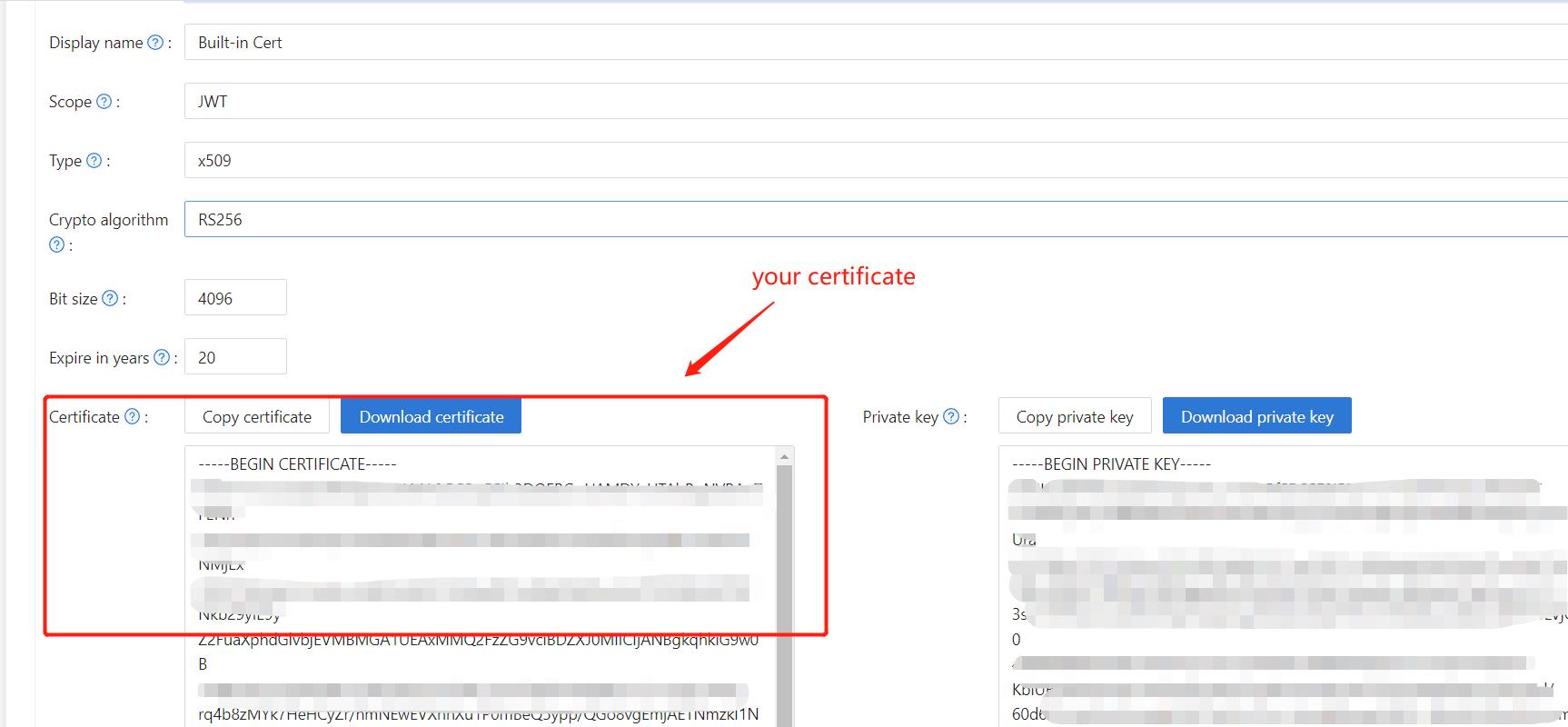 Hanzo IAM Certification Setting