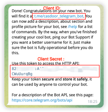 Telegram client