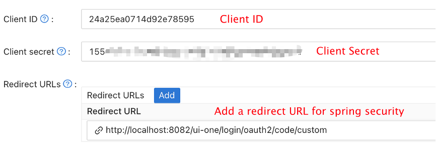 Hanzo IAM Application Setting