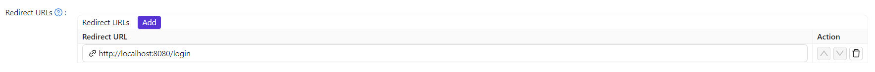 Hanzo IAM Application Setting